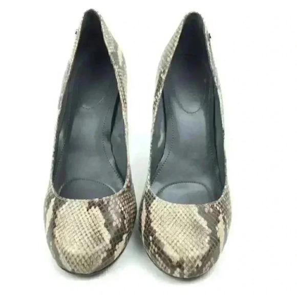 Calvin Klein Heels fionn 8.5 Leather Snake print - Picture 2 of 8